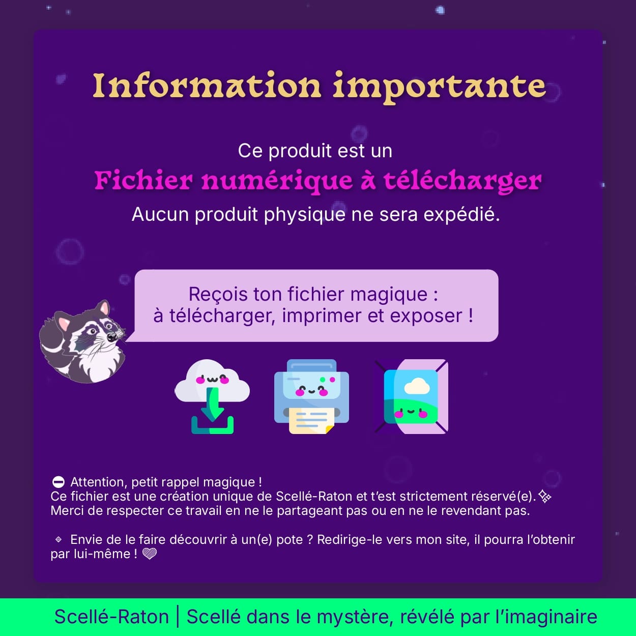 Kit d’icônes d’applications Scellé-Raton 🦝 Donne du style à ton téléphone !