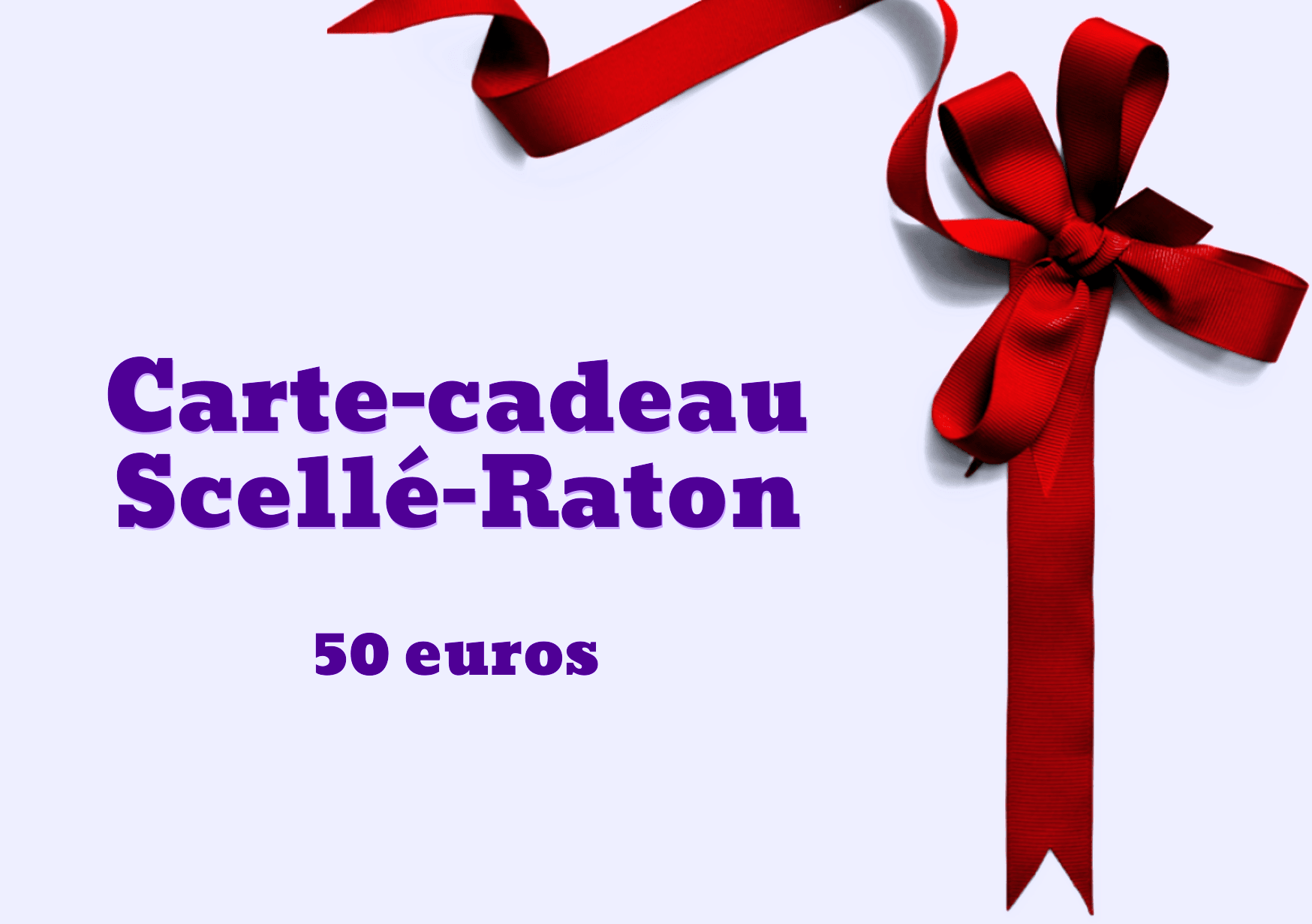 🎁 Carte - Cadeau Scellé - Raton – Le Cadeau Parfait pour les Créatif·ves ! - Scellé - Raton